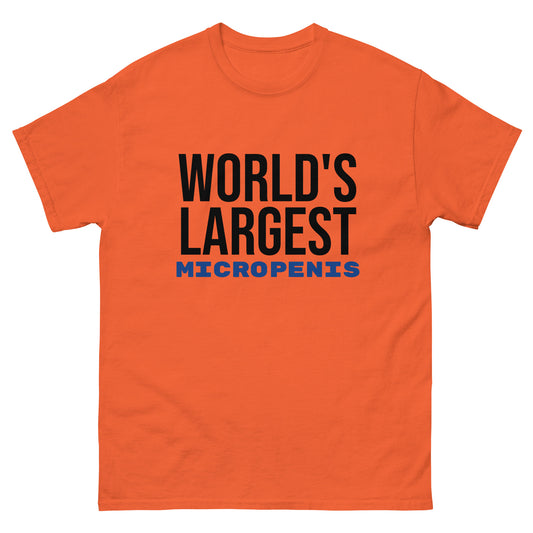 World's Largest Micropenis T-Shirt